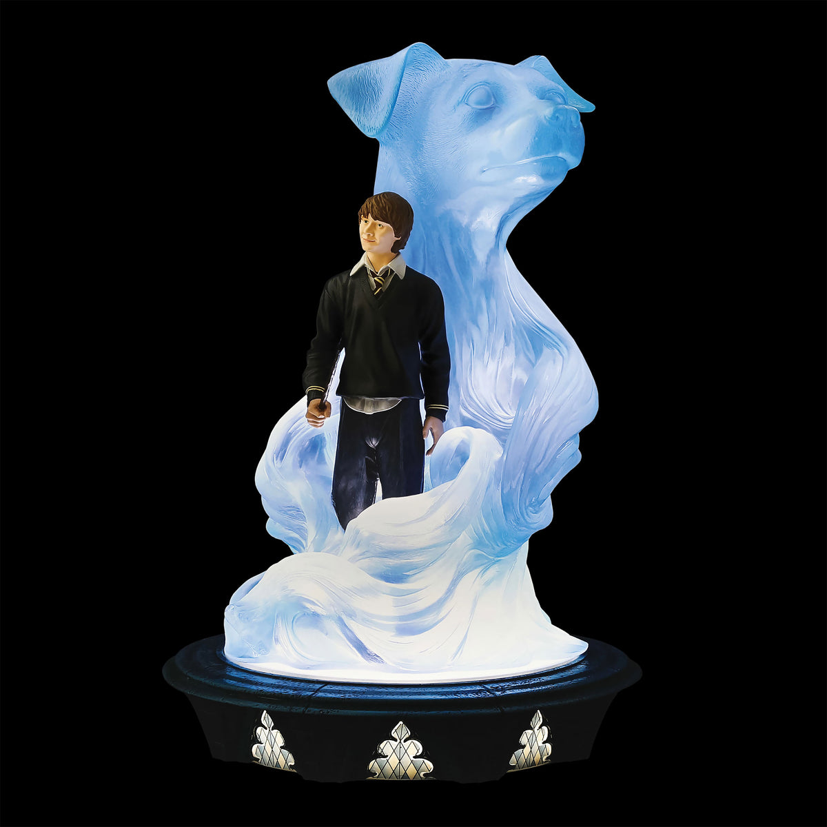 Image produit Ron avec figurine Diorama Patronus avec lumière - Harry Potter