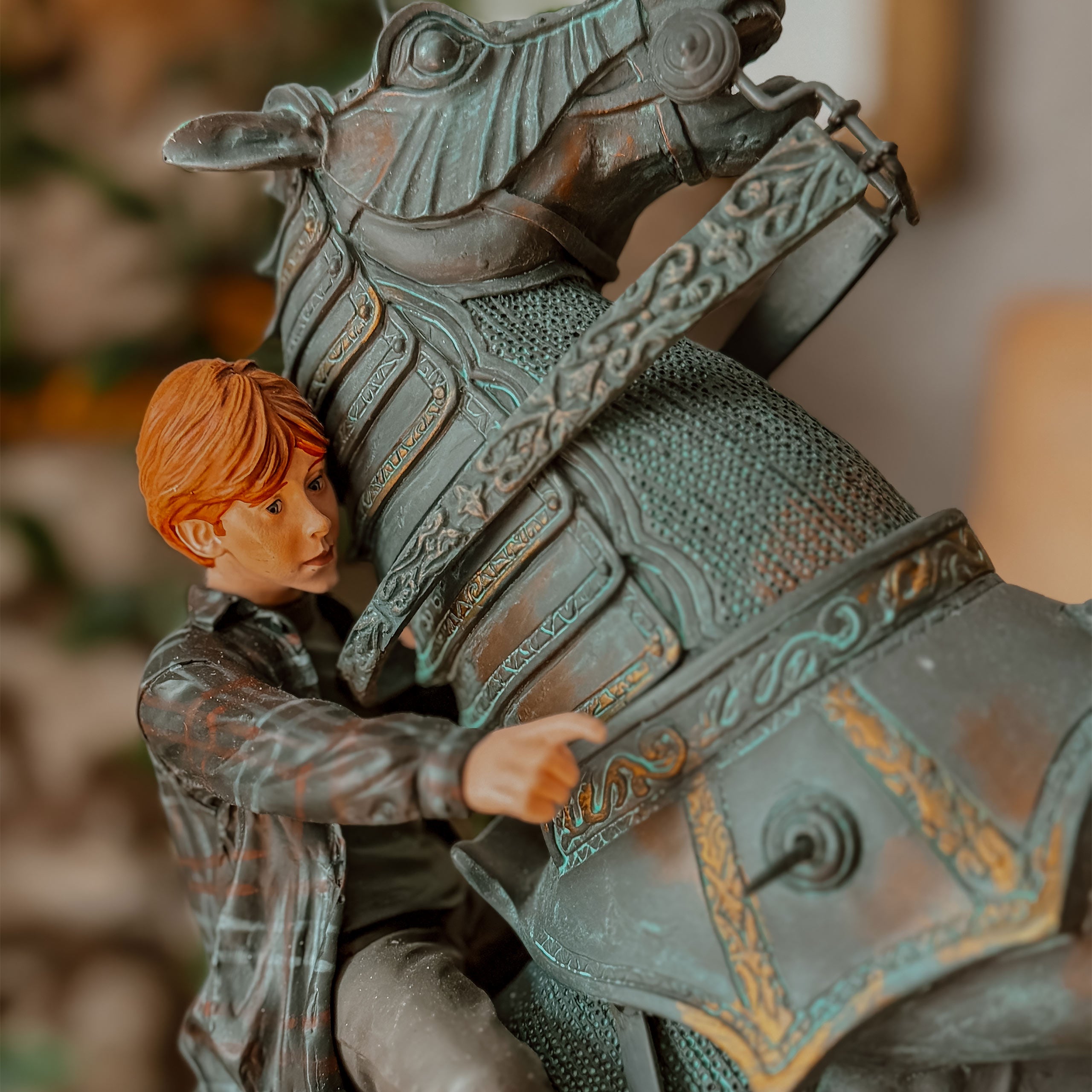 Image produit Harry Potter - Ron sur figure d'échecs de cavalier Deluxe