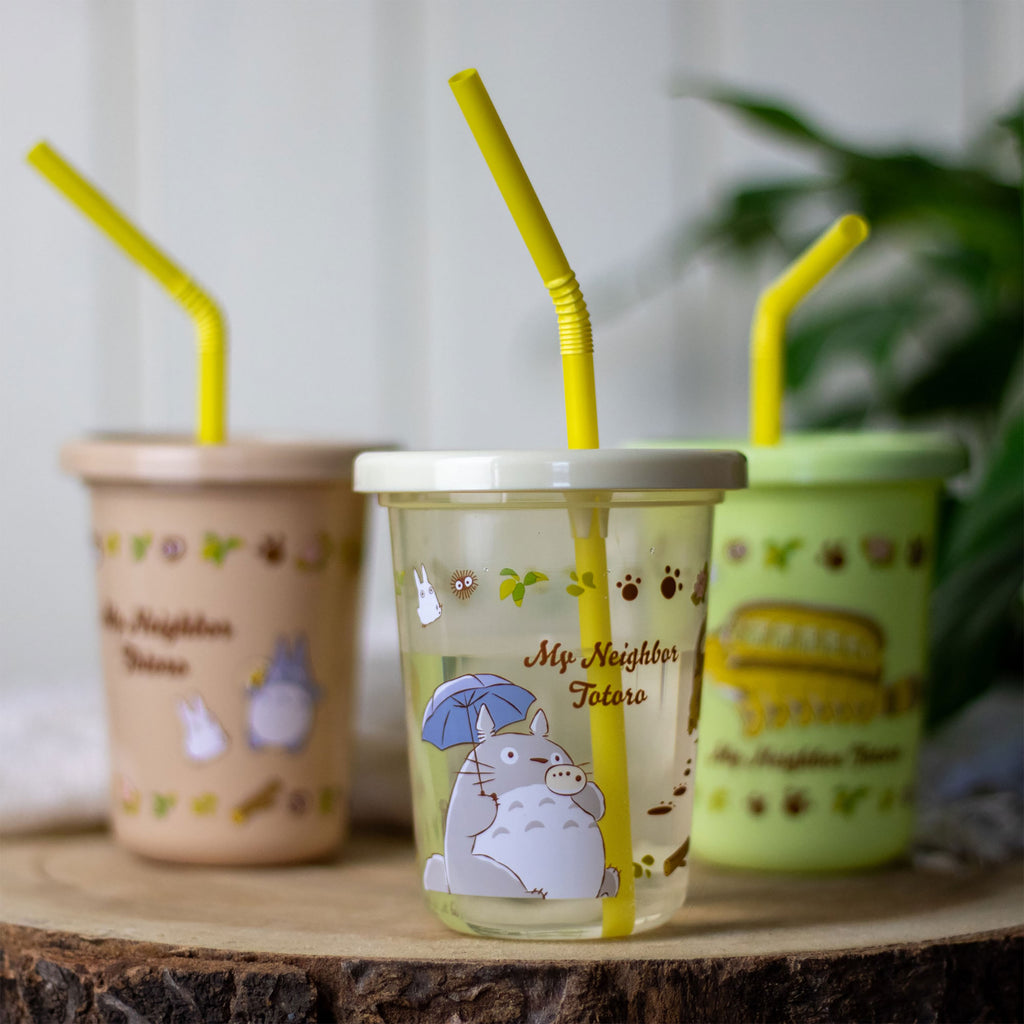 Produktbild Totoro - Katzenbus und Totoro Becher mit Strohhalm 3er Set