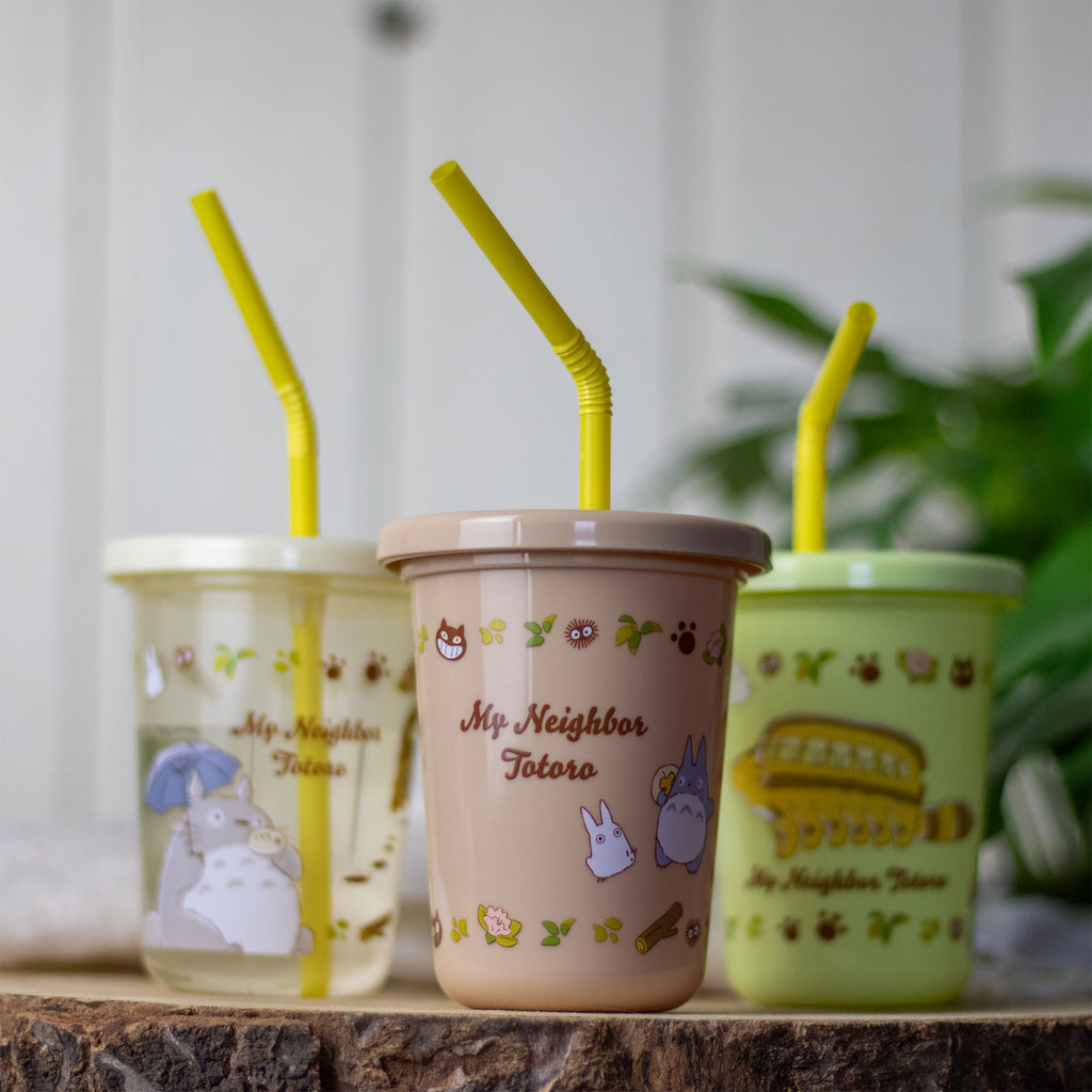 Produktbild Totoro - Katzenbus und Totoro Becher mit Strohhalm 3er Set
