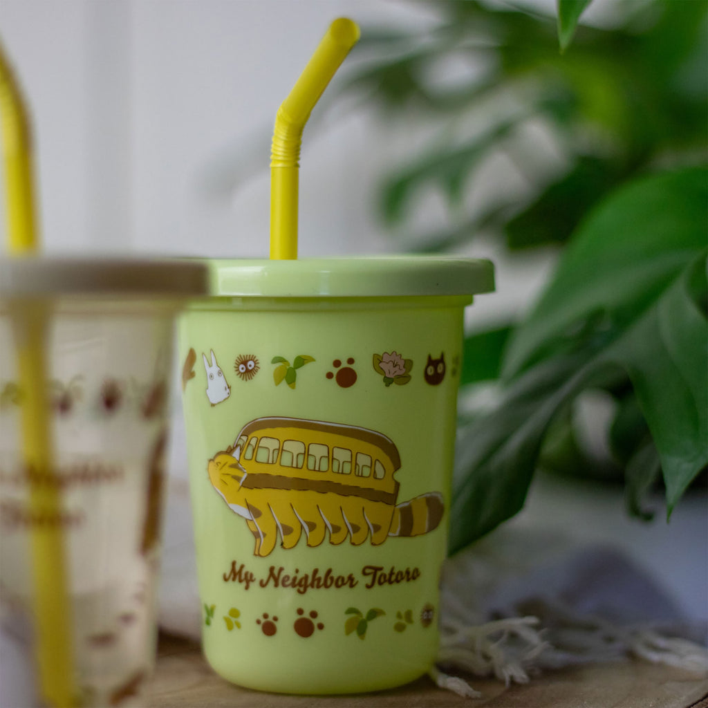 Produktbild Totoro - Katzenbus und Totoro Becher mit Strohhalm 3er Set
