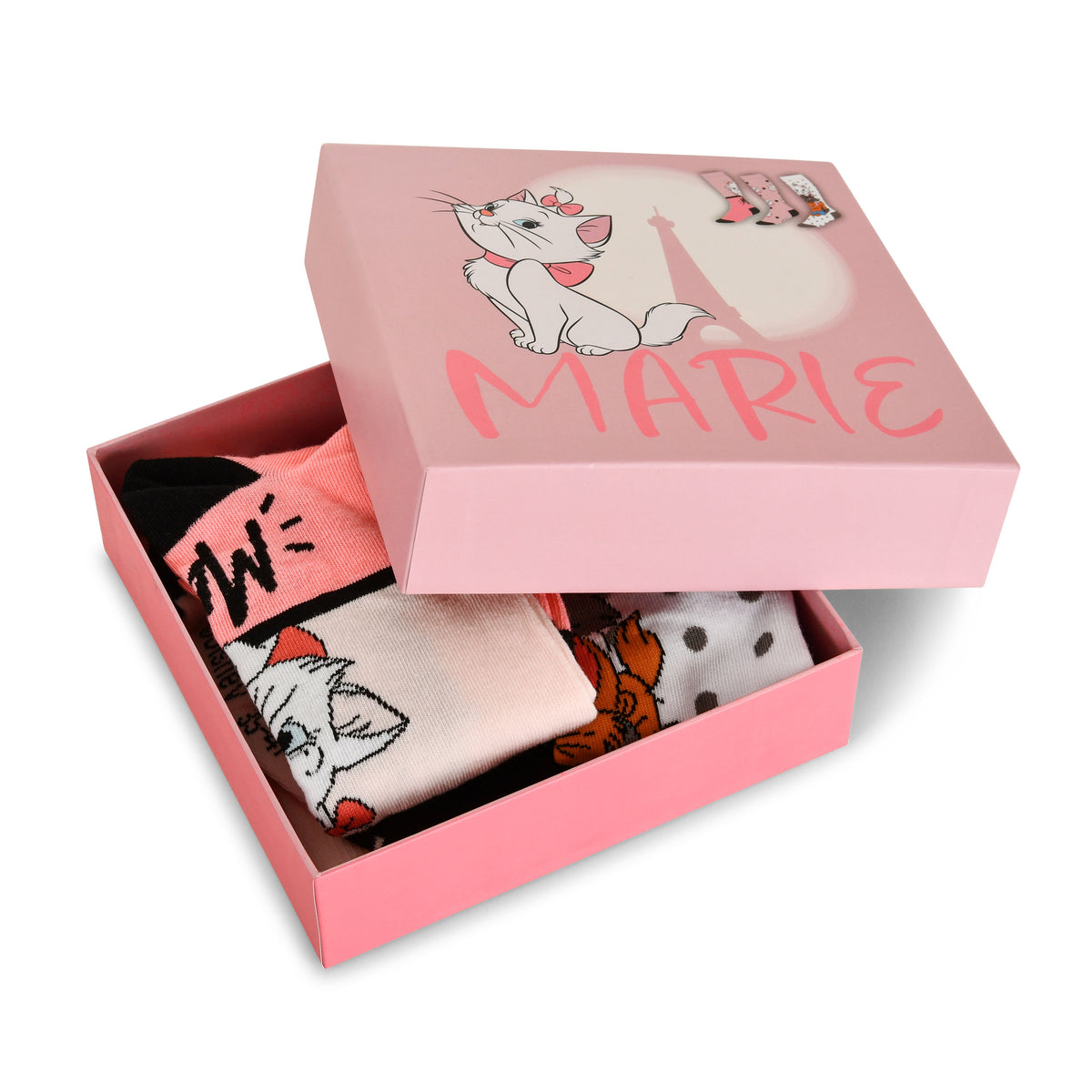 Image produit Aristocats - Ensemble de 3 chaussettes Marie