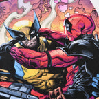 Immagine del prodotto T-shirt bianca Deadpool e Wolverine Best Bubs Comics