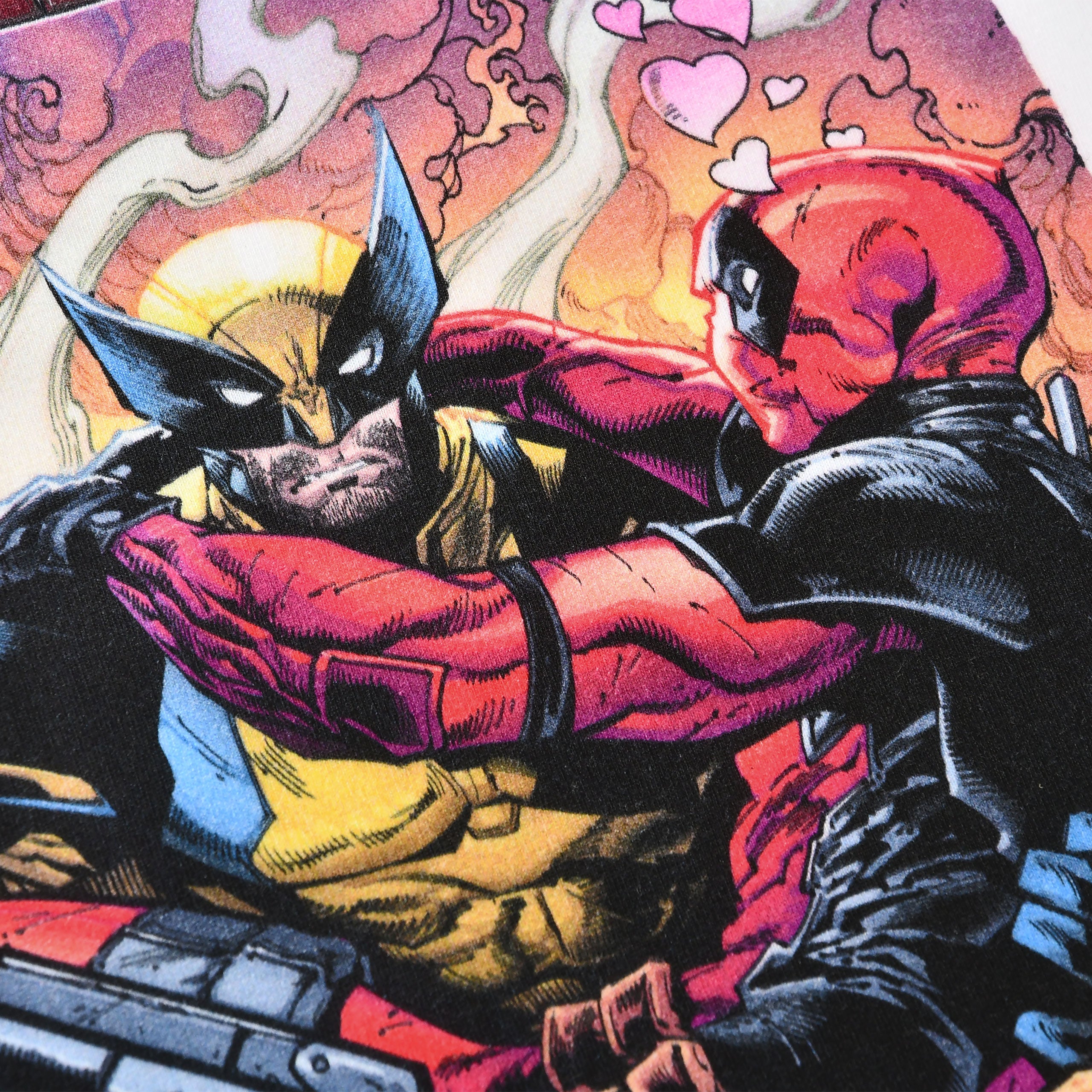 Immagine del prodotto T-shirt bianca Deadpool e Wolverine Best Bubs Comics