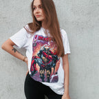 Immagine del prodotto T-shirt bianca Deadpool e Wolverine Best Bubs Comics