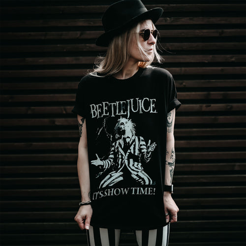Image produit Beetlejuice - C'est l'heure du spectacle! T-shirt noir