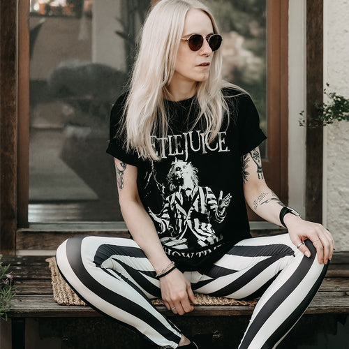 Image produit Beetlejuice - C'est l'heure du spectacle! T-shirt noir