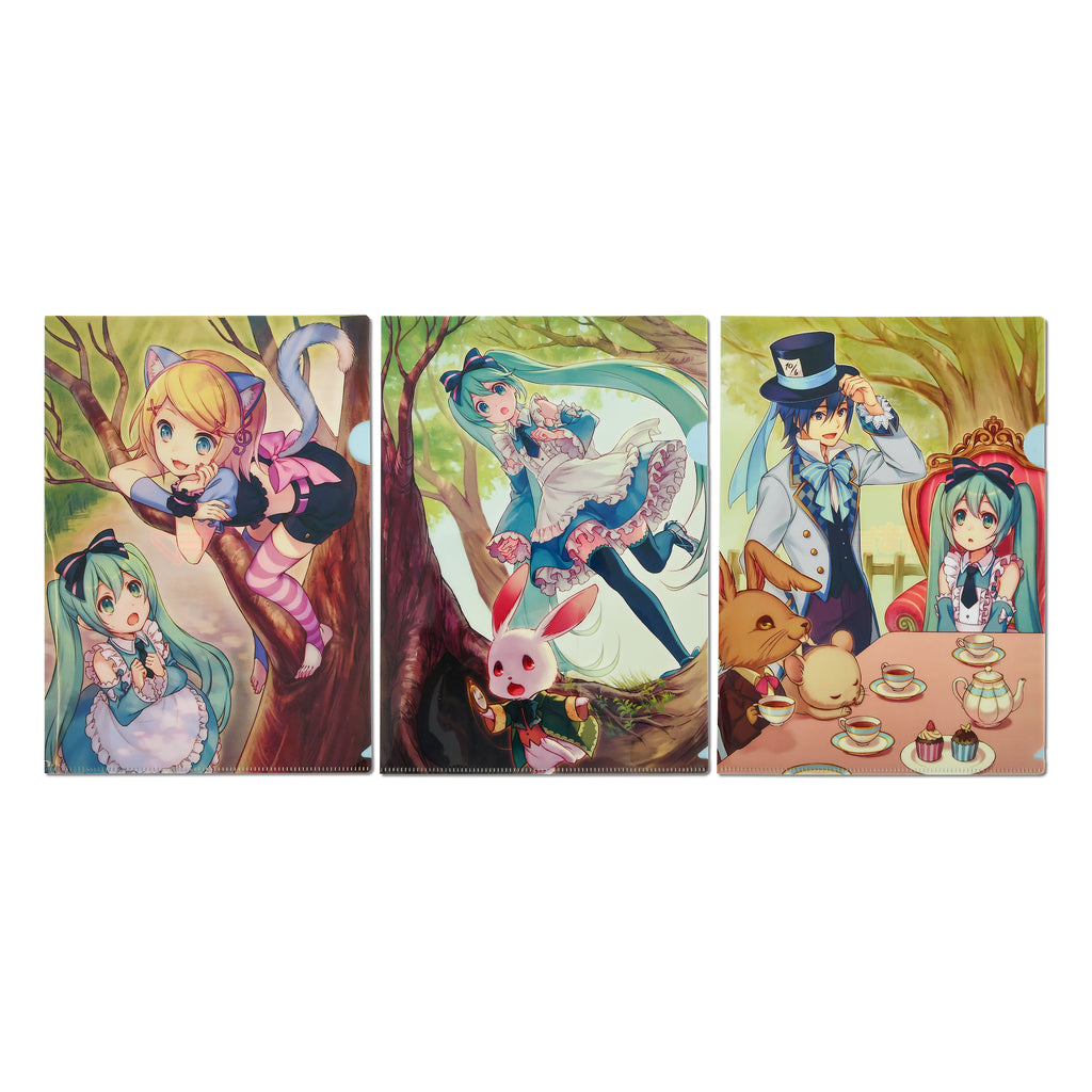 Image produit Vocaloid - Ensemble de 3 pochettes de documents Hatsune Miku