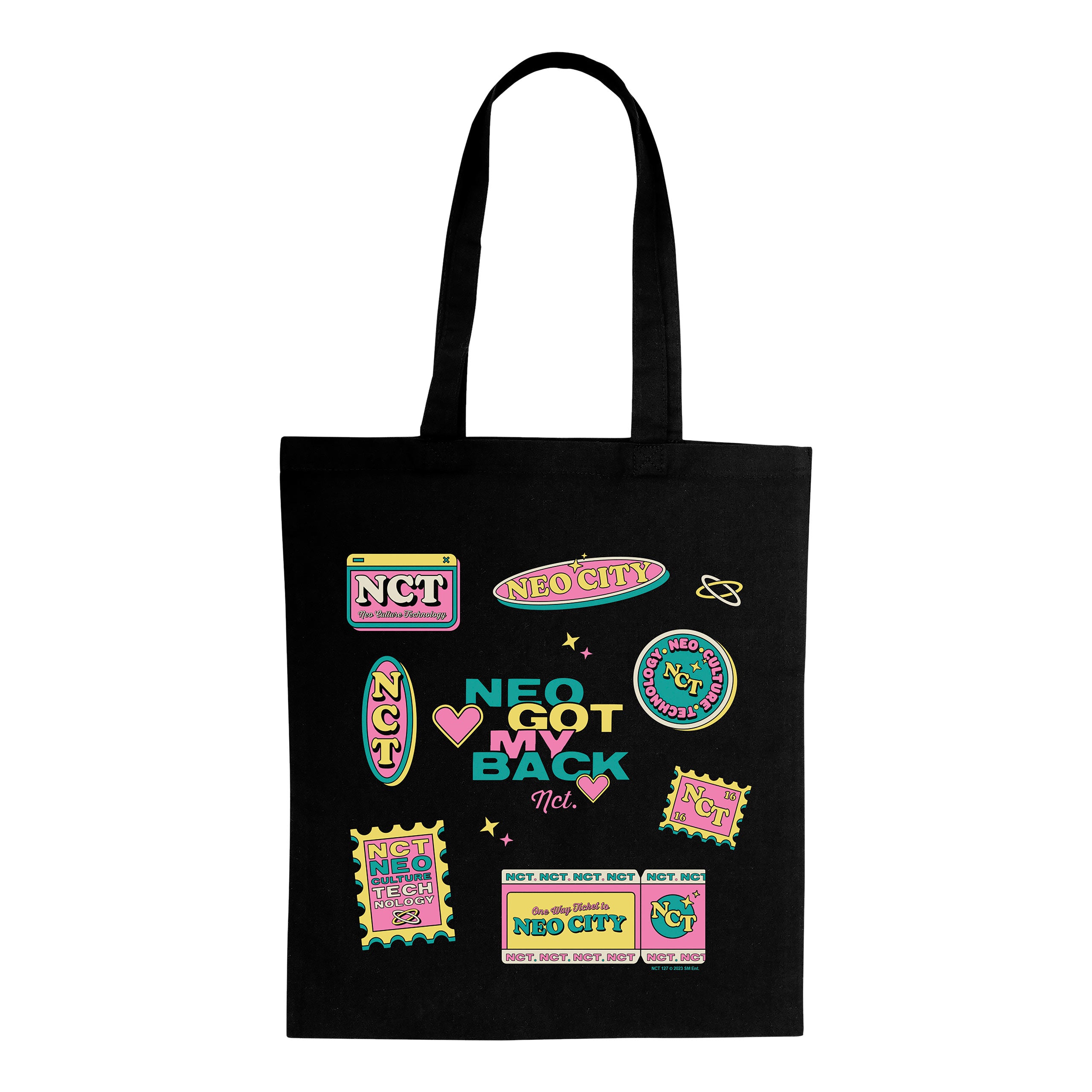 Immagine del prodotto NCT - Borsa di juta con adesivi