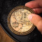 Immagine del prodotto Il Signore degli Anelli - Moneta da collezione Mappa della Terra di Mezzo edizione limitata