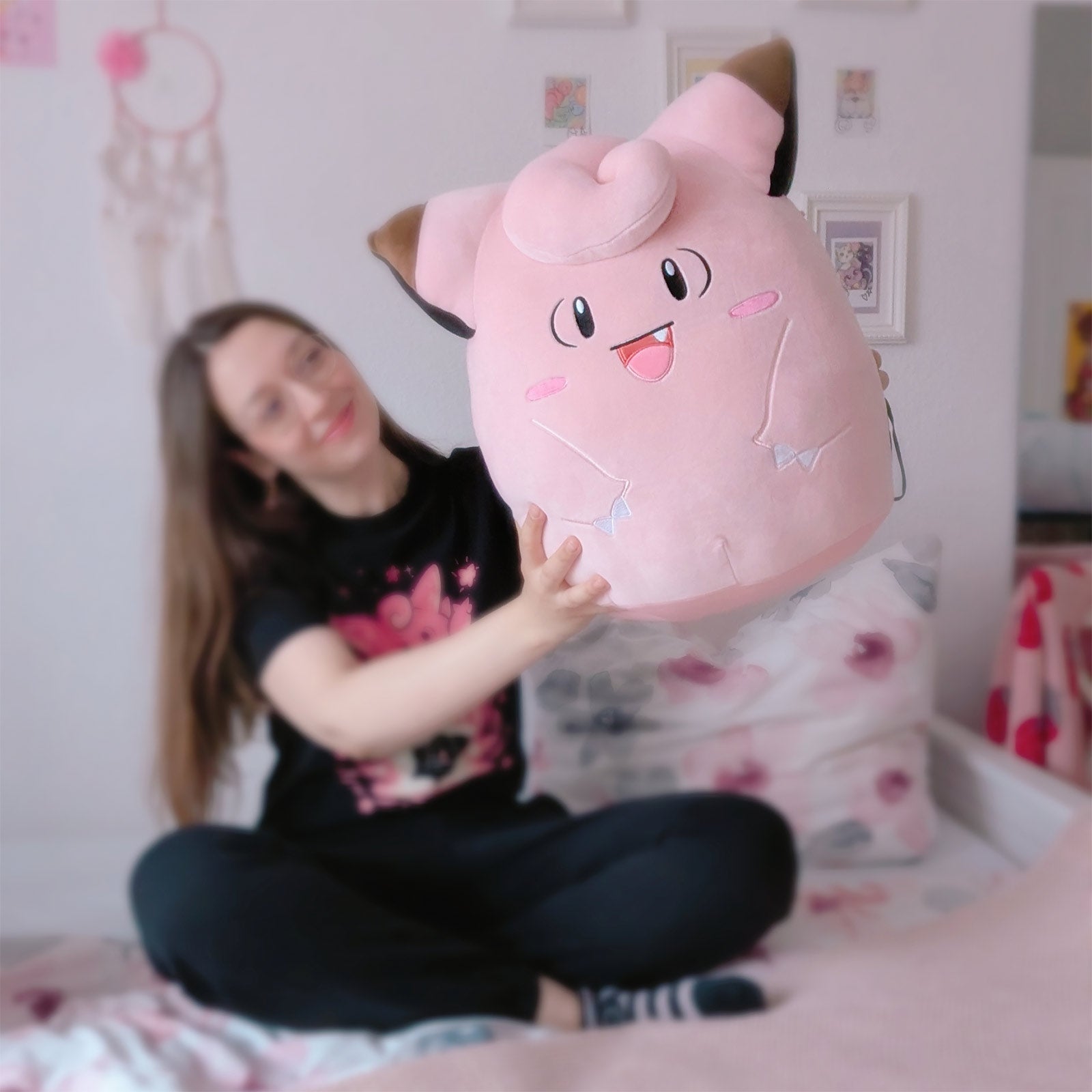 Image produit Pokemon - Clefairy Squishmallows Figurine en peluche