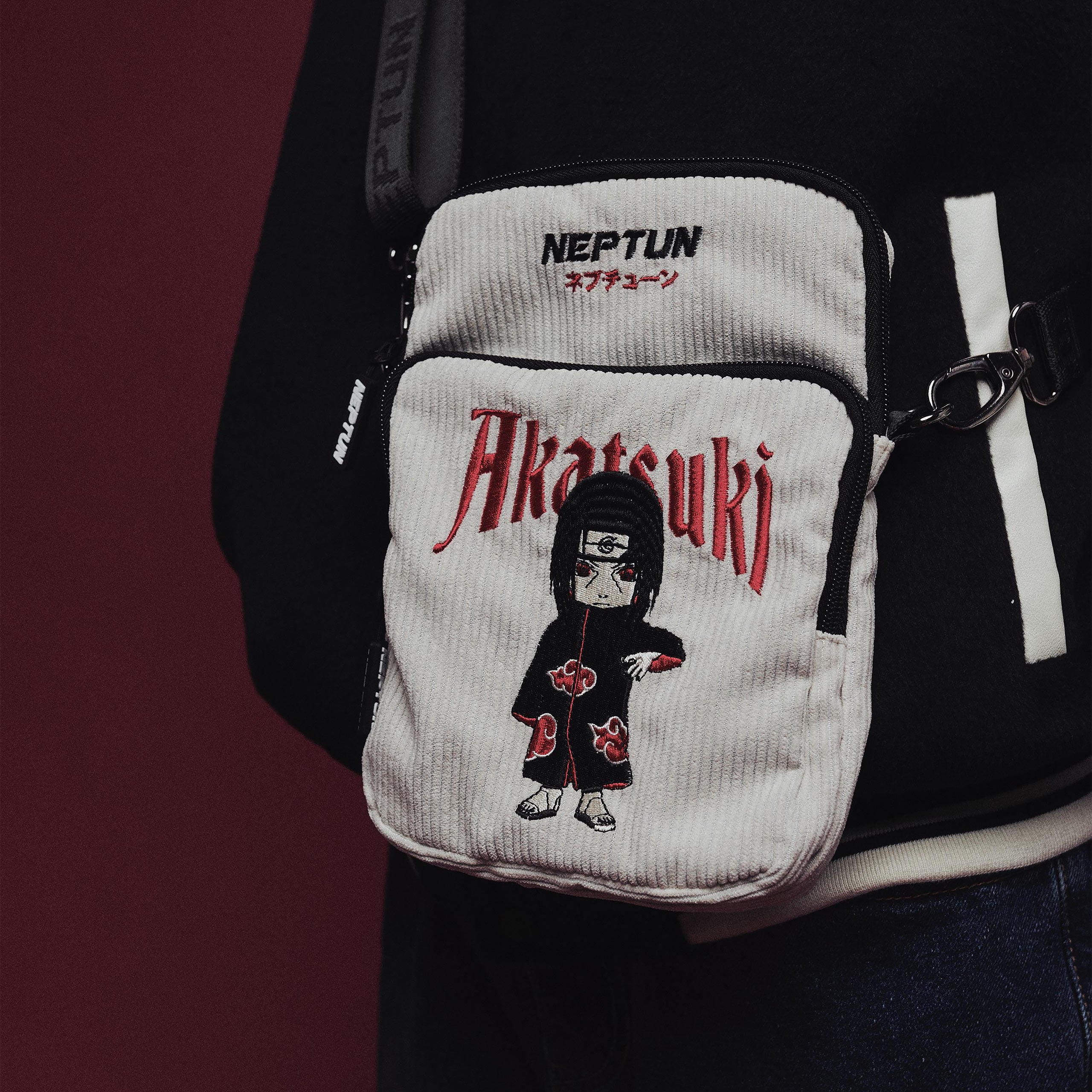 Produktbild Naruto - Akatsuki Crossbody Tasche beige