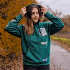 Produktbild Scout Symbol Military Hoodie grün - Attack on Titan