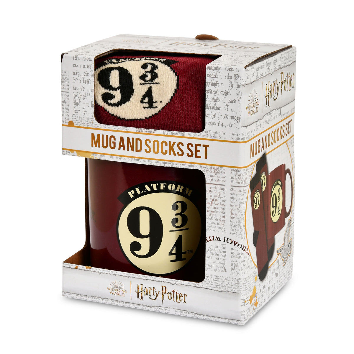 Produktbild Harry Potter - Gleis 9 3/4 Socken und Tasse