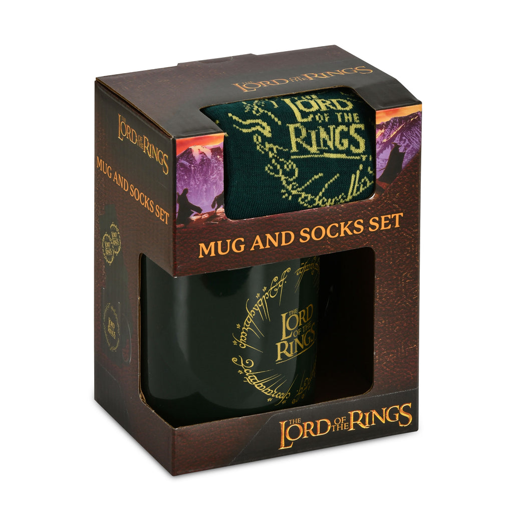 Produktbild Der Herr der Ringe - Der Eine Ring Socken und Tasse