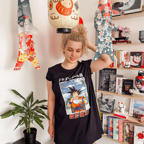 Image produit Dragon Ball - T-shirt Goku Eat noir