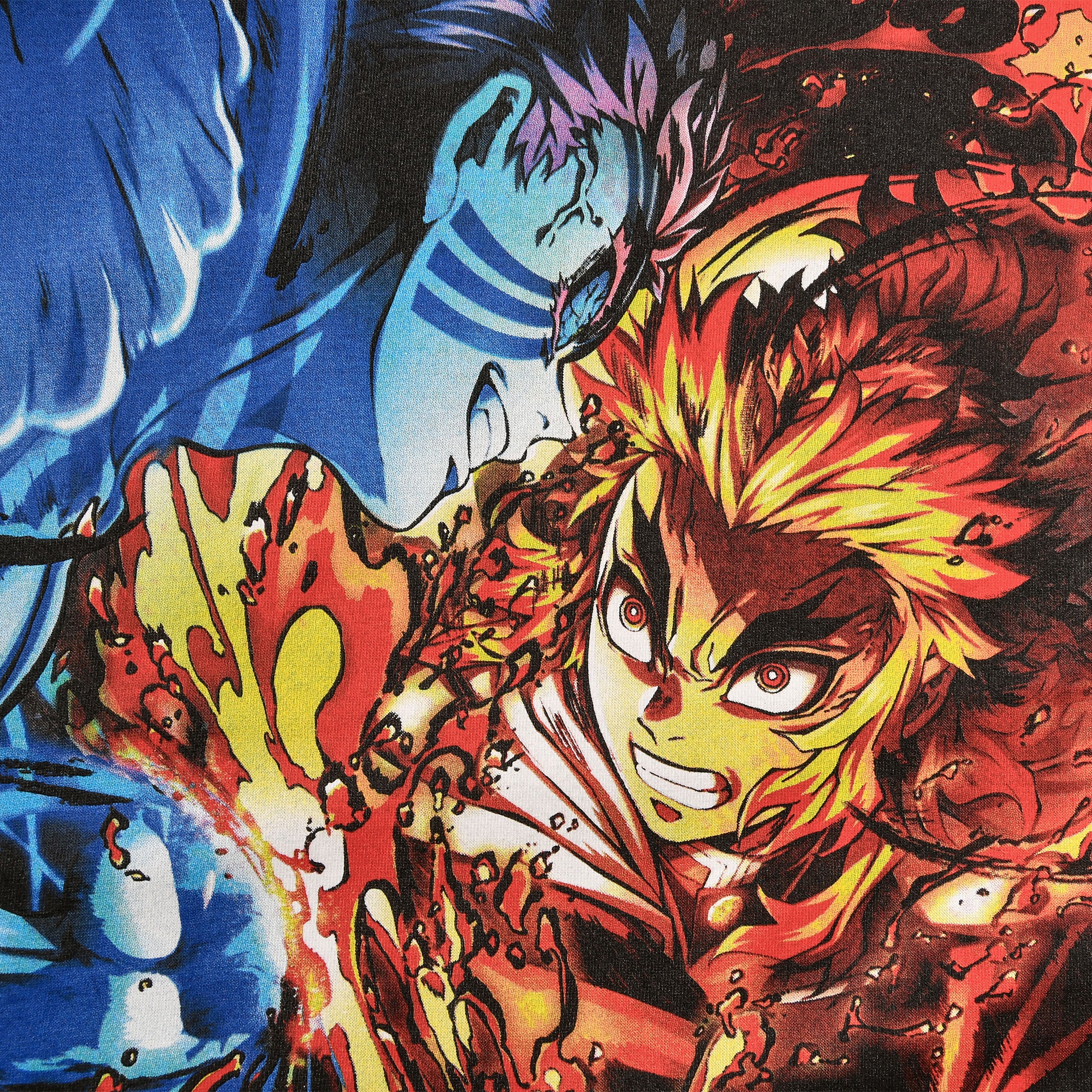 Immagine del prodotto Demon Slayer - T-shirt nera Akaza vs. Rengoku