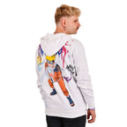 Image produit Naruto - Sweat à capuche Graffiti blanc