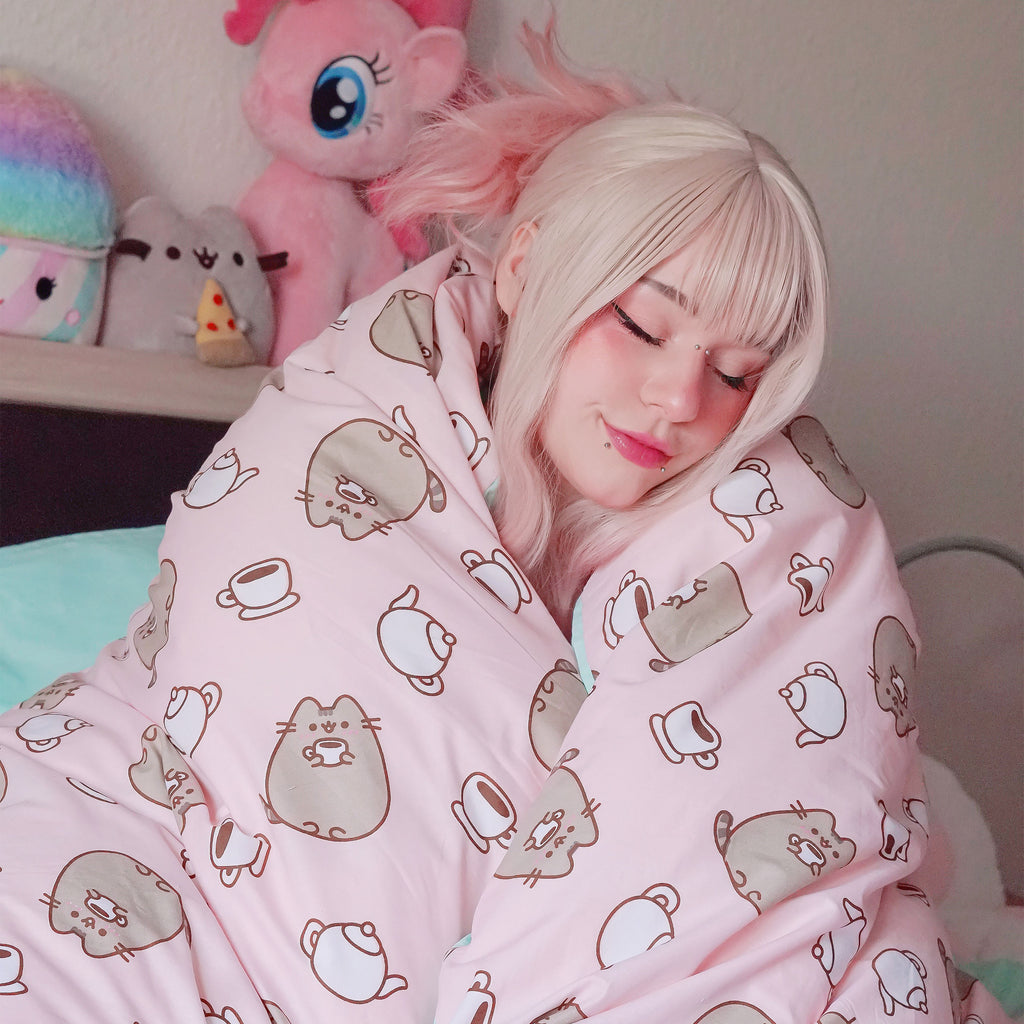 Image produit Pusheen - Linge de lit réversible avec effet Glow in the Dark
