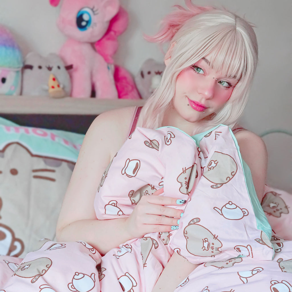Image produit Pusheen - Linge de lit réversible avec effet Glow in the Dark