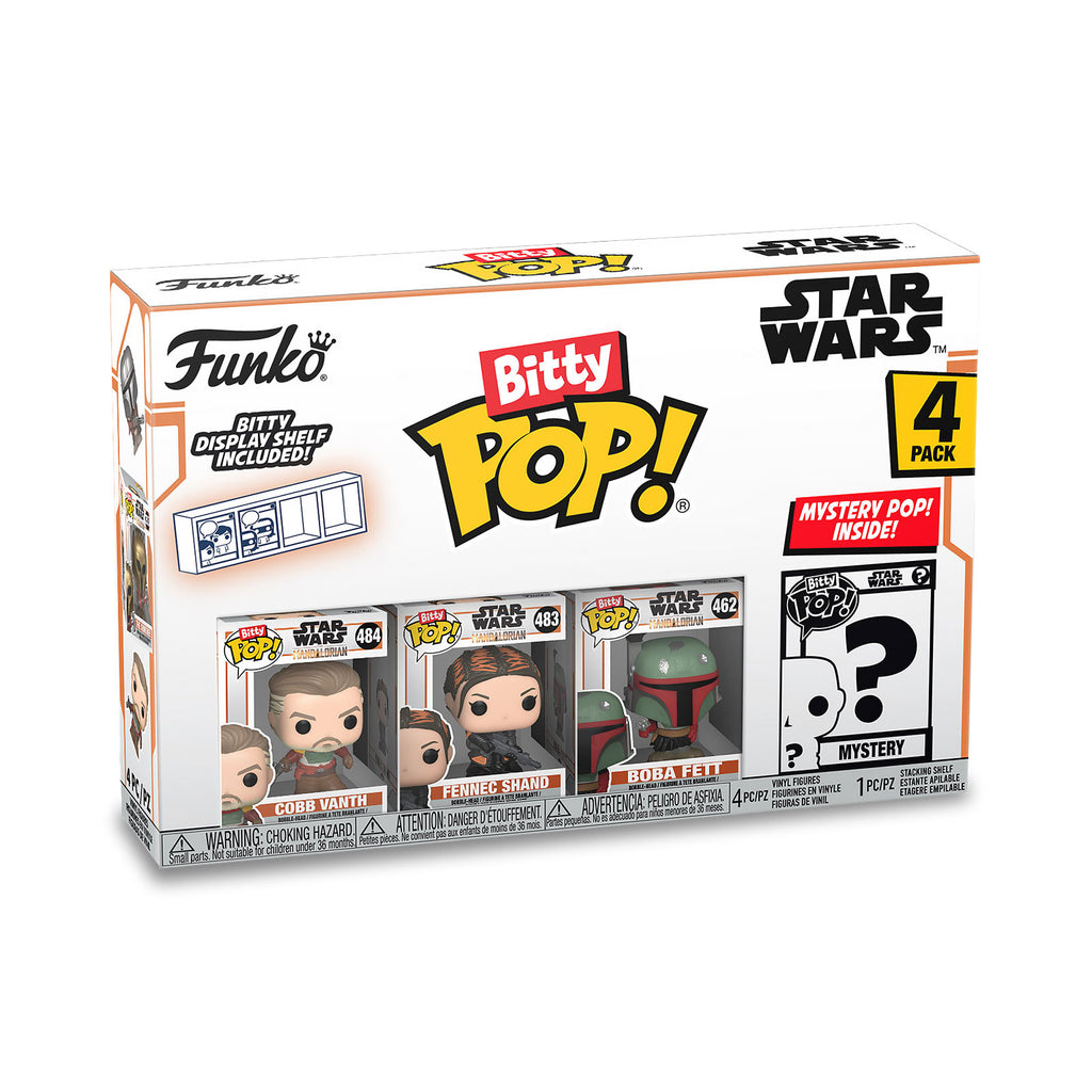 Image produit Star Wars The Mandalorian - Funko Bitty Pop Set de 4 figurines Série 3