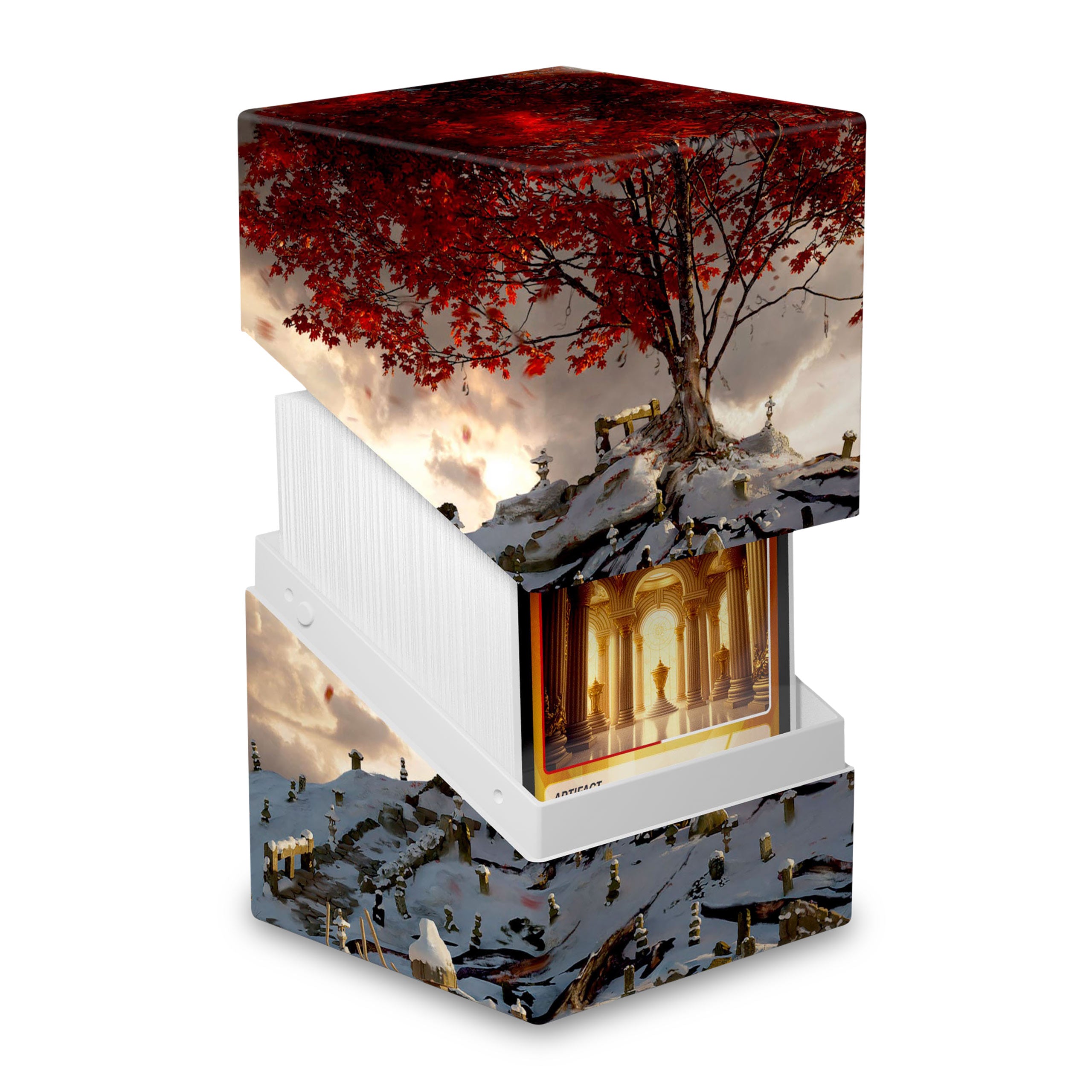 Immagine del prodotto Scatola per carte da collezione Ultimate Guard - Mario Renaud: In Icy Bloom Artist Edition