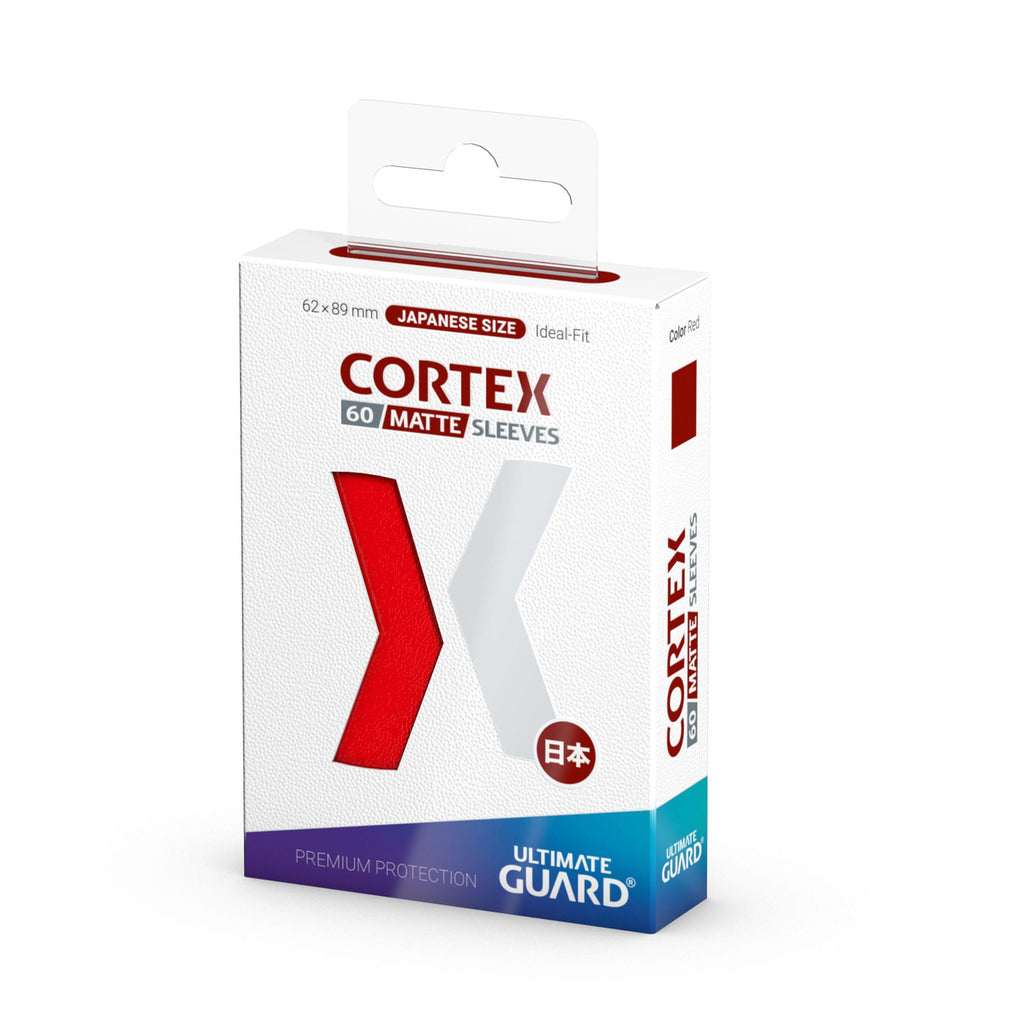Image produit Pochettes Cortex rouge mat x60 Ultimate Guard pour TCG format japonais