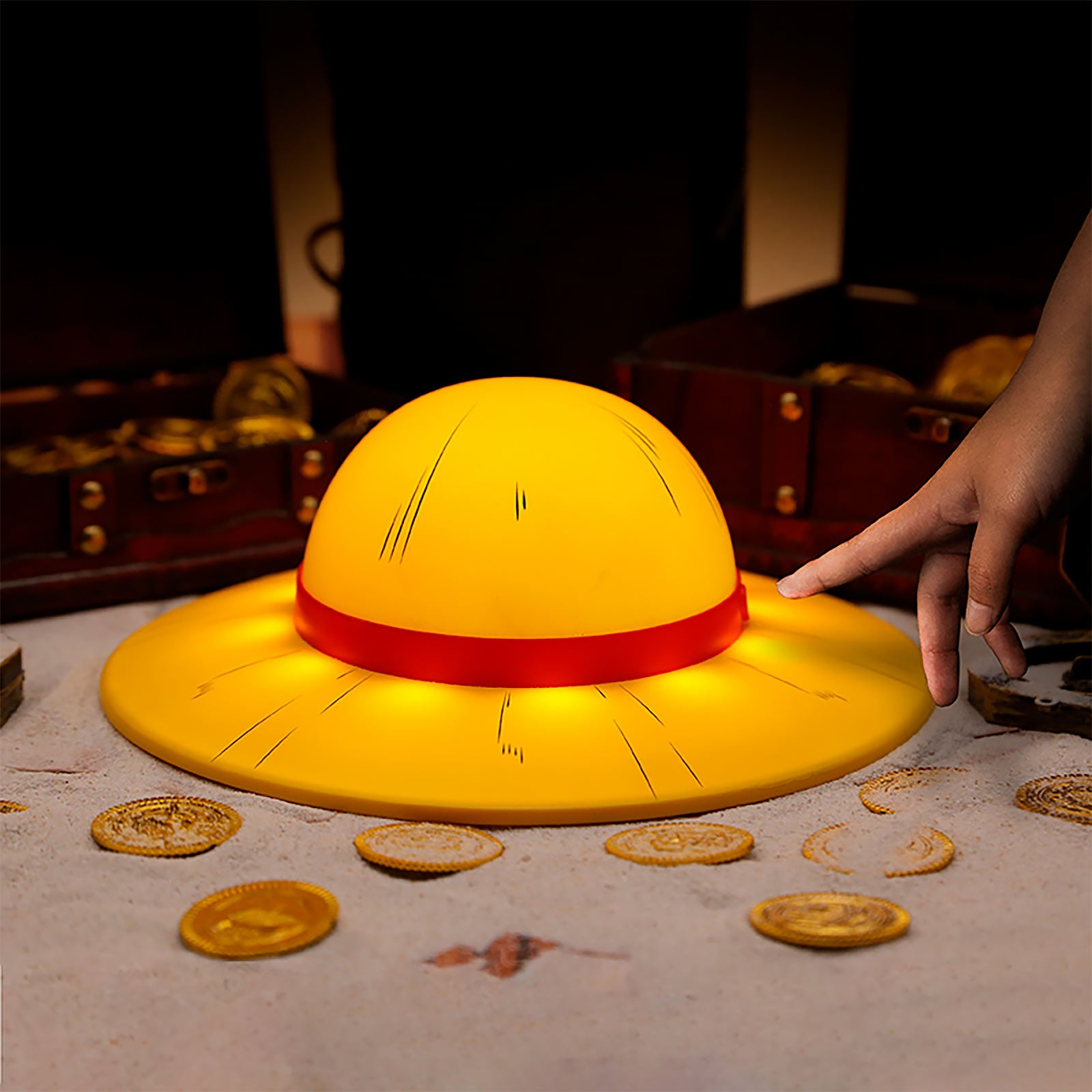 Produktbild One Piece - Luffy Strohhut Lampe
