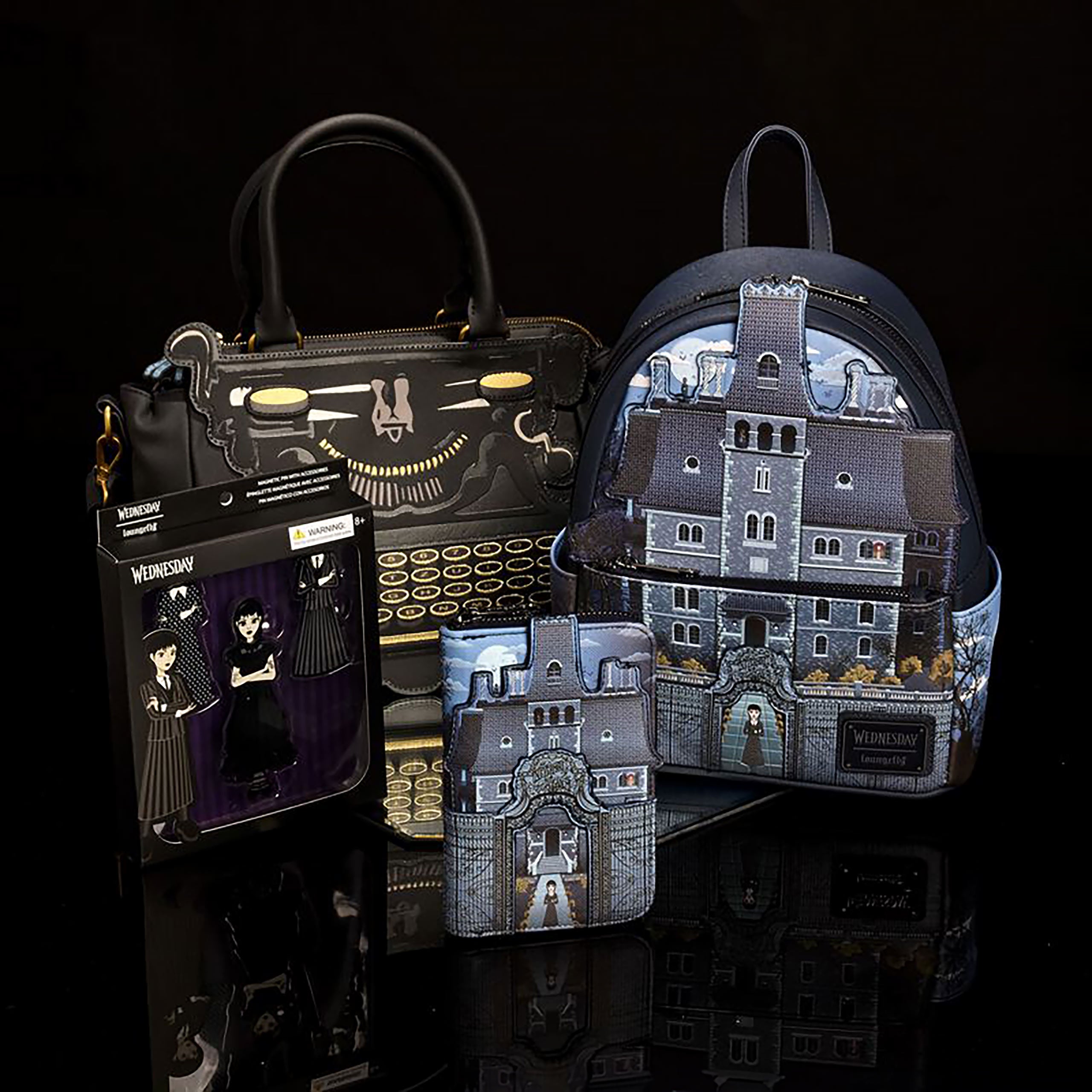 Immagine del prodotto Wednesday - Nevermore Academy Zaino Mini Glow in the Dark