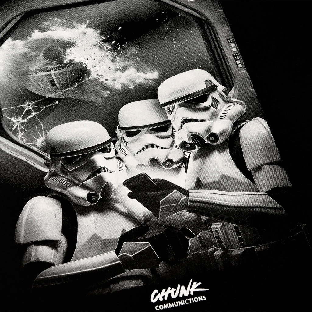 Immagine del prodotto Niente telefoni! T-Shirt per fan di Star Wars nera