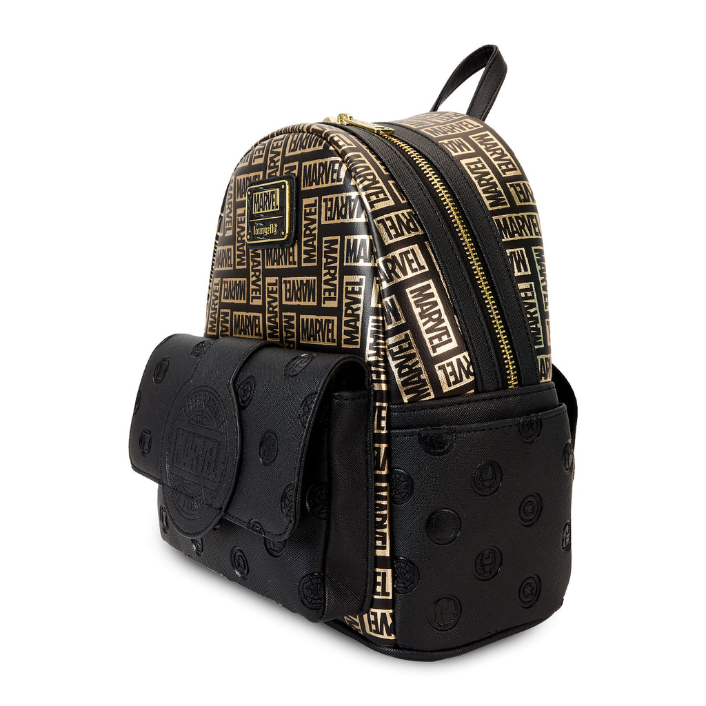 Image produit Marvel - Mini Sac à dos Logo Noir