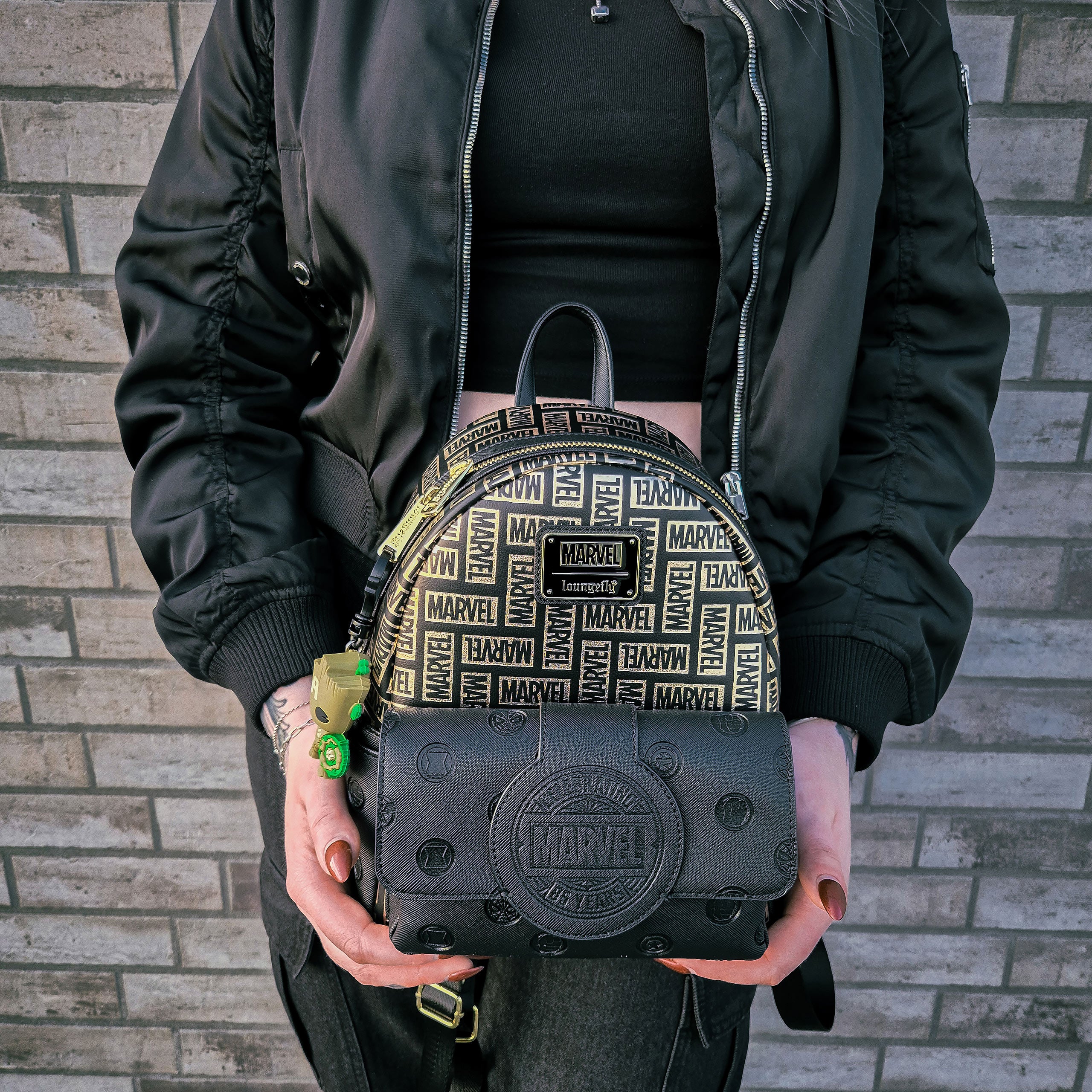 Image produit Marvel - Mini Sac à dos Logo Noir