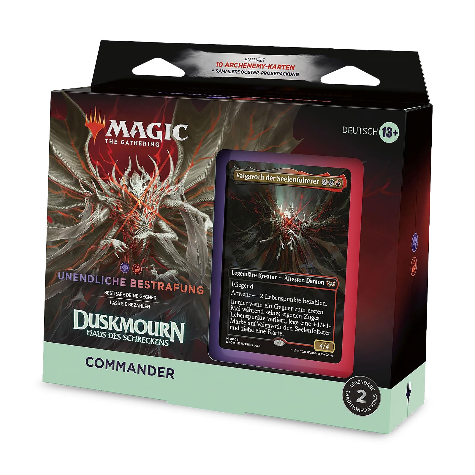 Produktbild Duskmourn: Haus des Schreckens Commander Deck Unendliche Bestrafung - Magic The Gathering