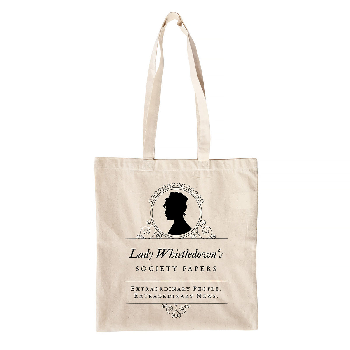 Image produit Sac en jute Society Papers pour les fans de Bridgerton