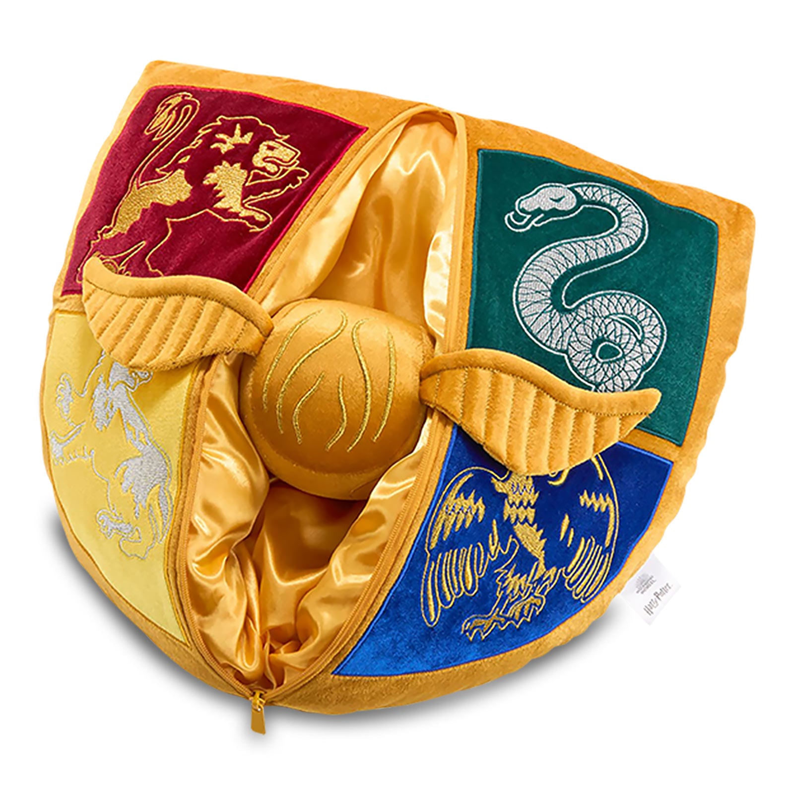 Immagine del prodotto Harry Potter - Cuscino Hogwarts con peluche del Boccino d'Oro