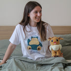 Produktbild Pokemon - Relaxo Eat Sleep Repeat T-Shirt weiß