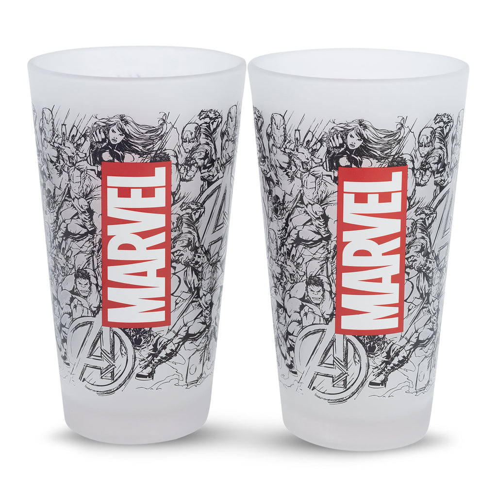 Immagine del prodotto Marvel - Set di bicchieri a fumetti da 2 pezzi