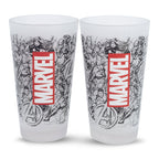 Immagine del prodotto Marvel - Set di bicchieri a fumetti da 2 pezzi