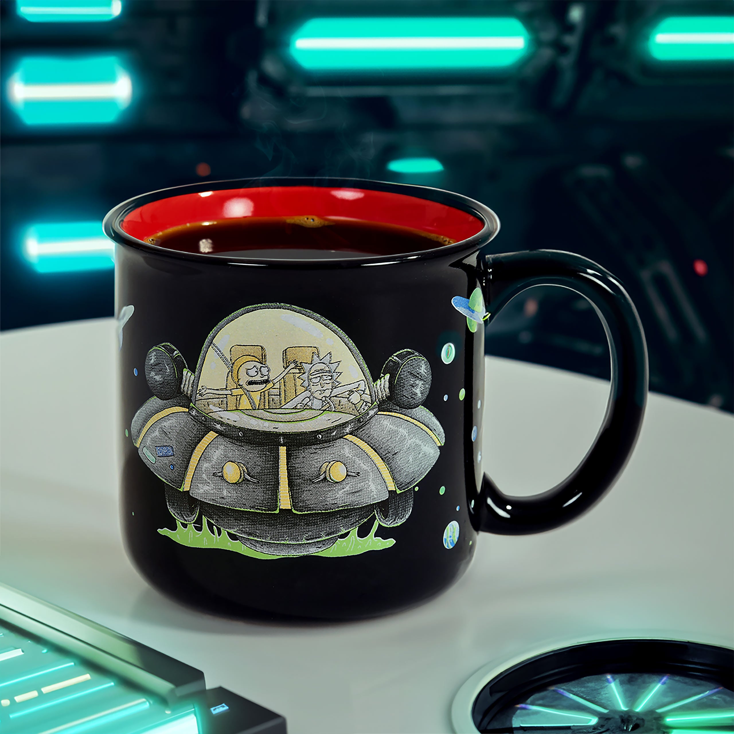 Produktbild Rick and Morty - Portal Tasse schwarz