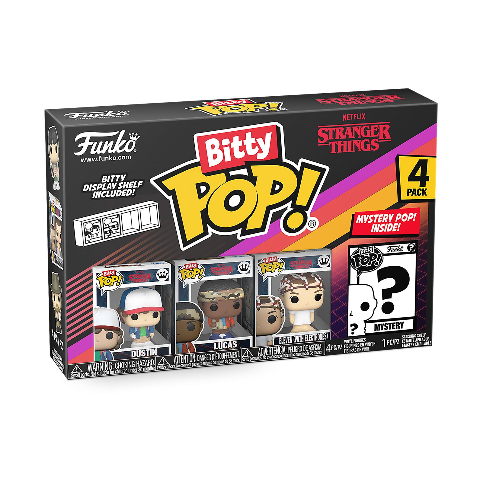Image produit Stranger Things - Funko Bitty Pop Ensemble de 4 figurines Série 2