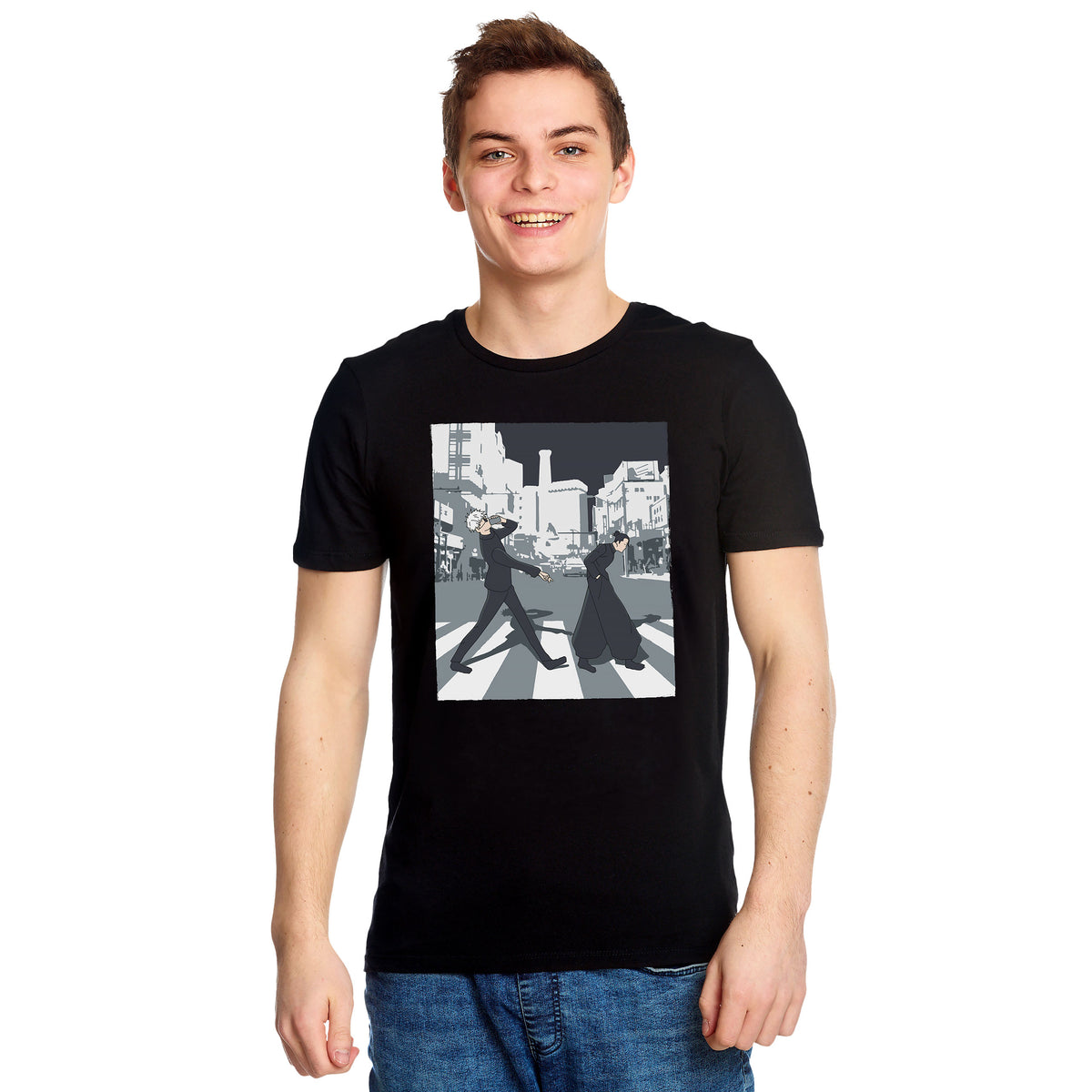 Product image Crosswalk T-Shirt for Jujutsu Kaisen fans black