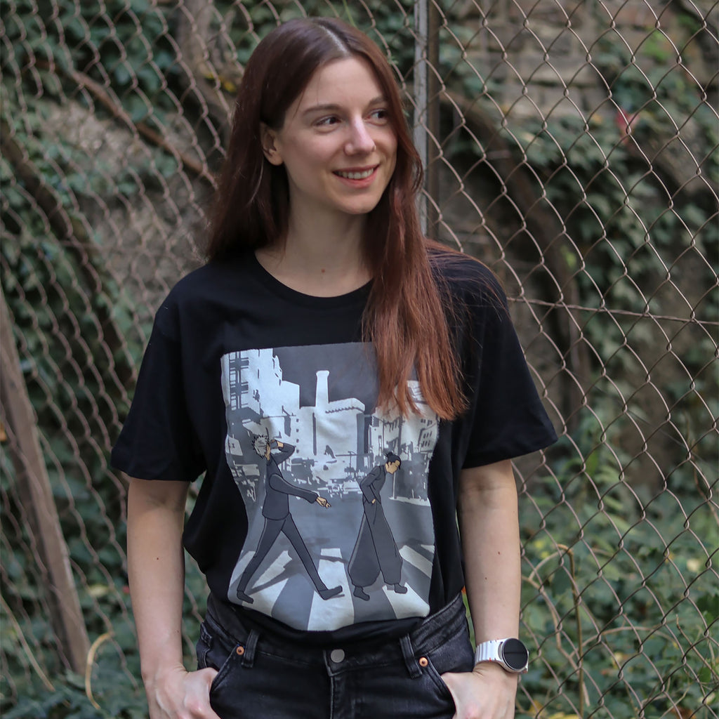 Image produit T-shirt Crosswalk pour les fans de Jujutsu Kaisen noir