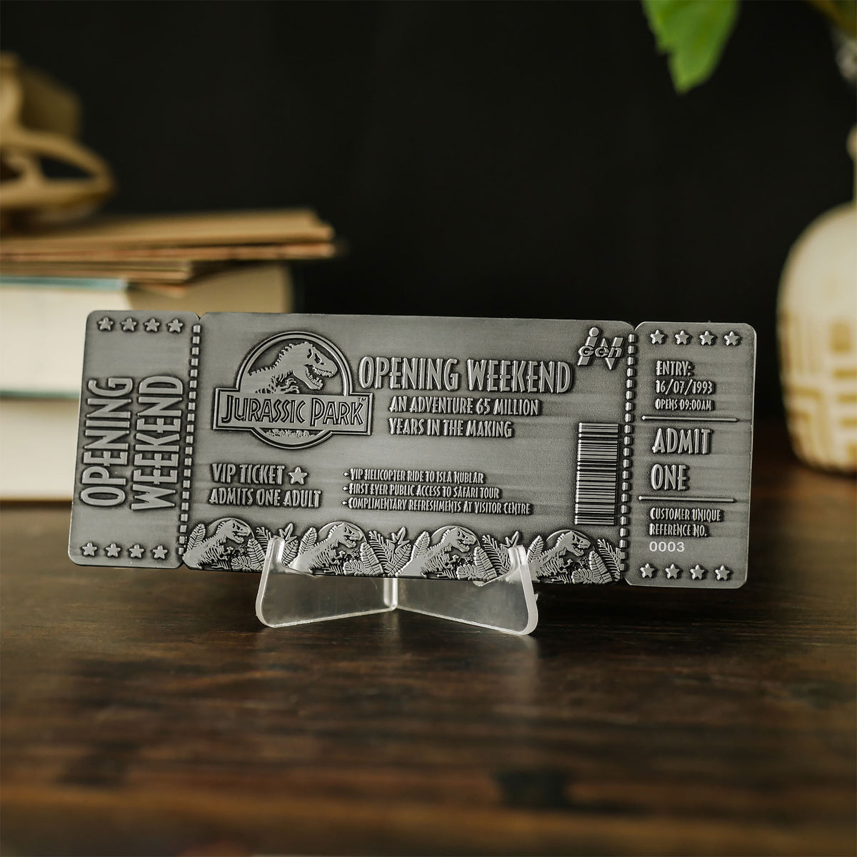 Produktbild Jurassic Park - Opening Weekend Ticket Replik limitiert