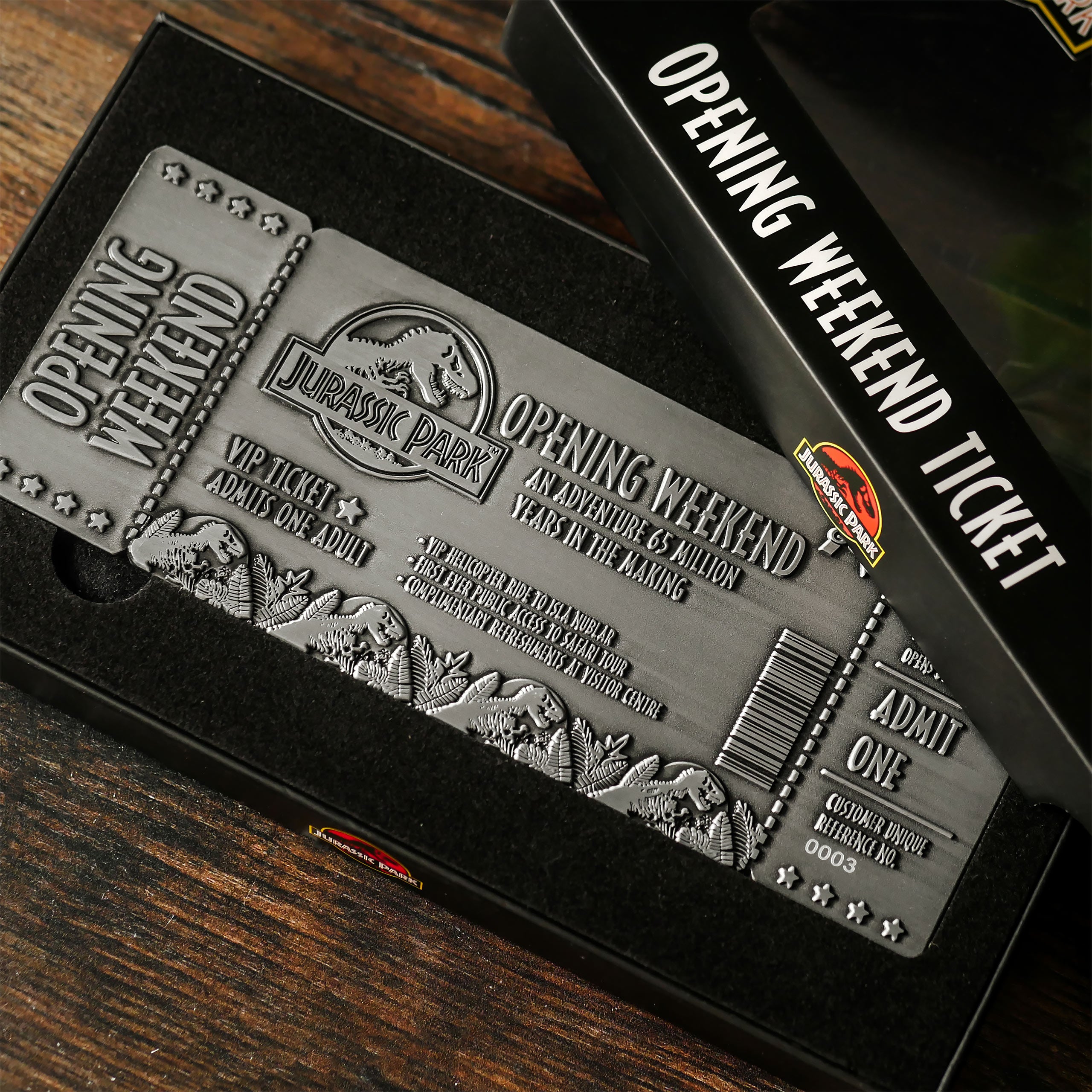 Produktbild Jurassic Park - Opening Weekend Ticket Replik limitiert