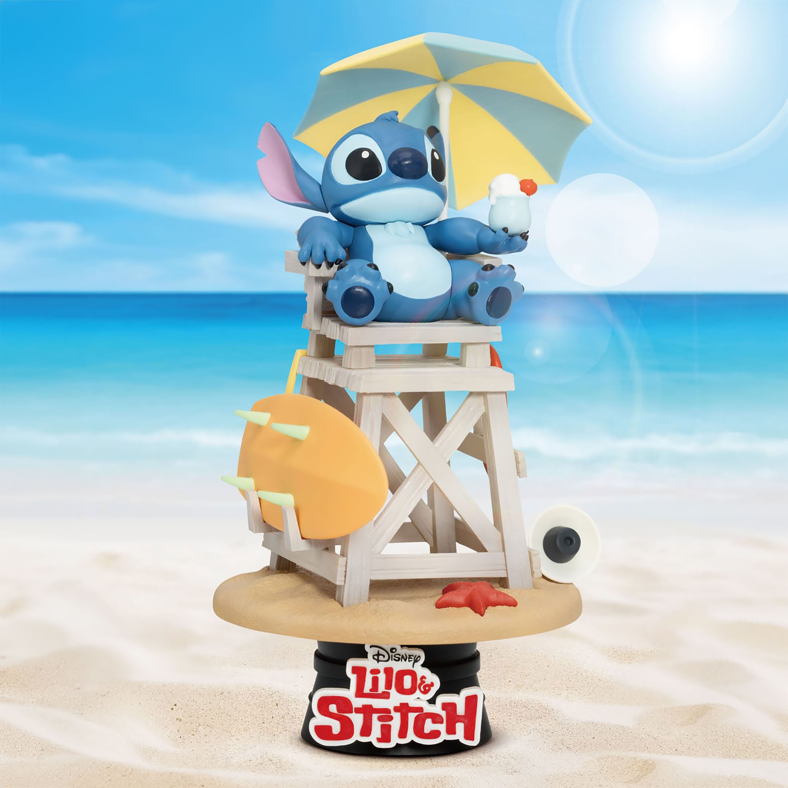 Produktbild Stitch Summer Vibe D-Stage Diorama Figur - Lilo & Stitch