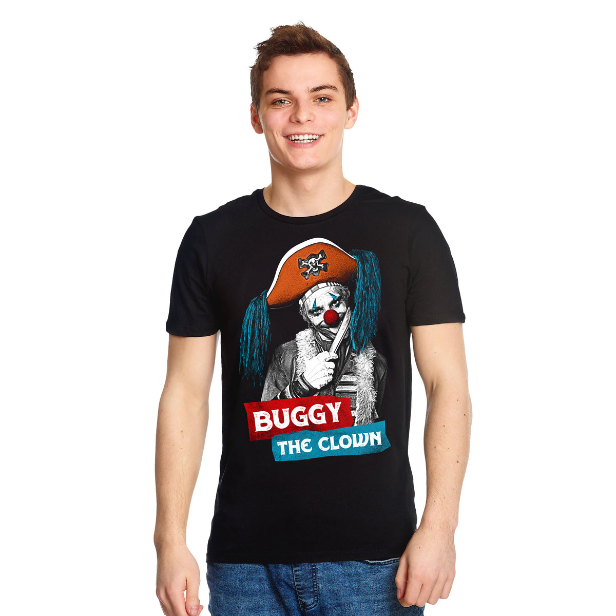 Produktbild One Piece - Buggy der Clown T-Shirt schwarz