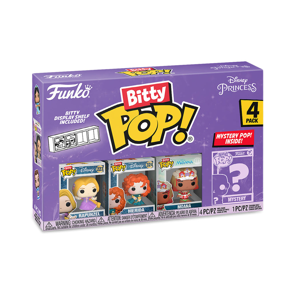 Image produit Disney Princess - Funko Bitty Pop Ensemble de 4 figurines Série 4