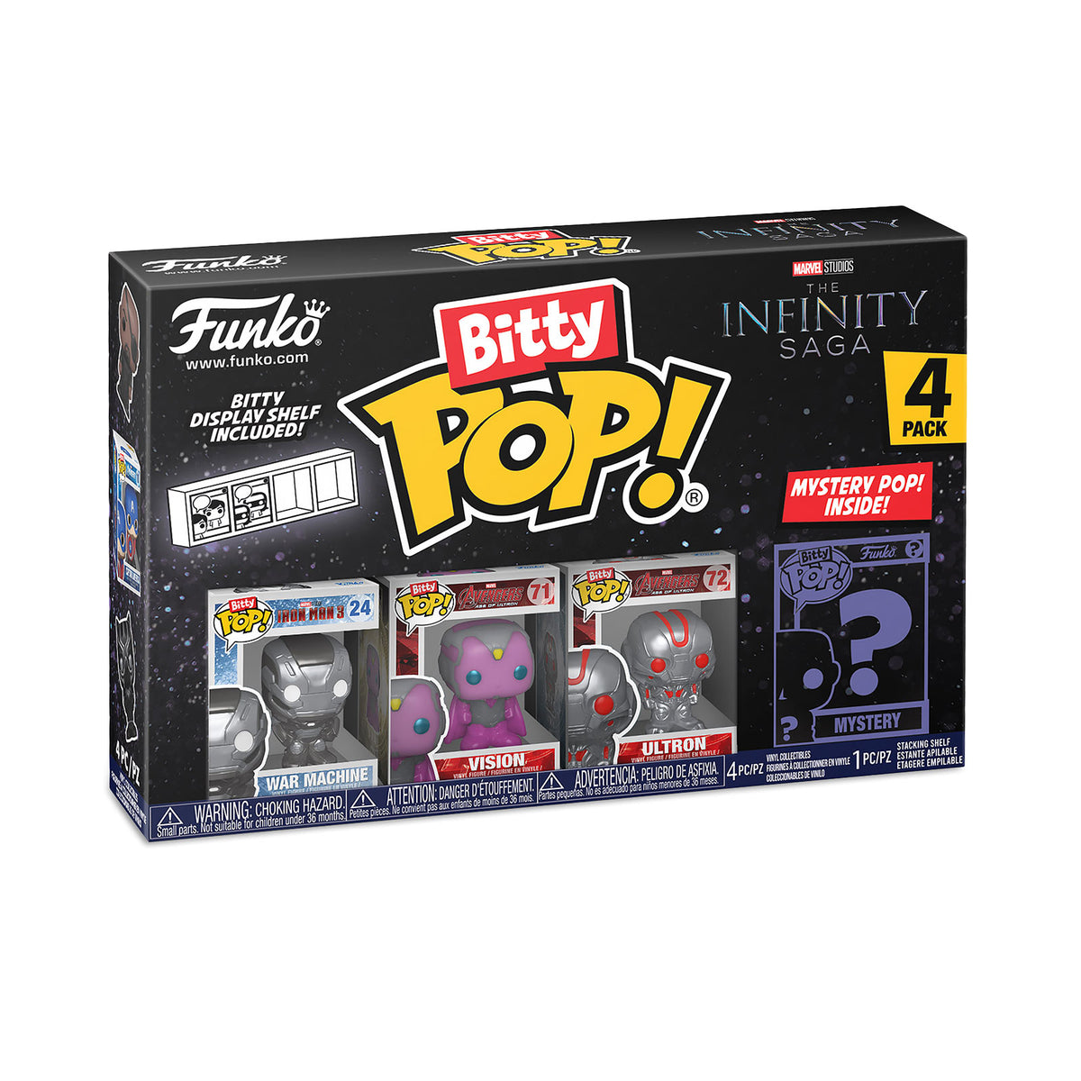 Produktbild Marvel - Funko Bitty Pop 4er Figuren Set Serie 2