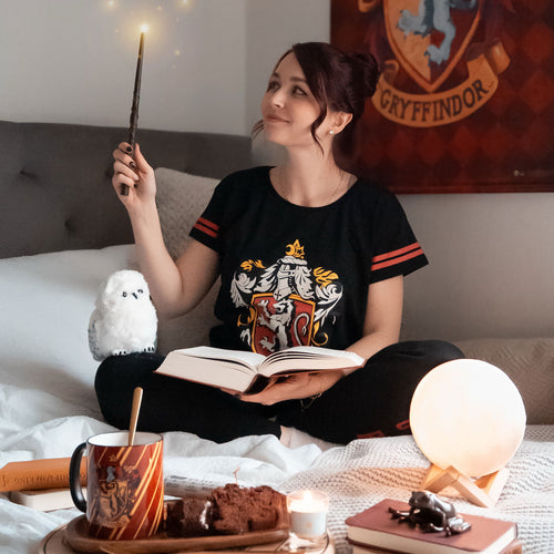 Image produit Pyjama blason Gryffondor noir - Harry Potter