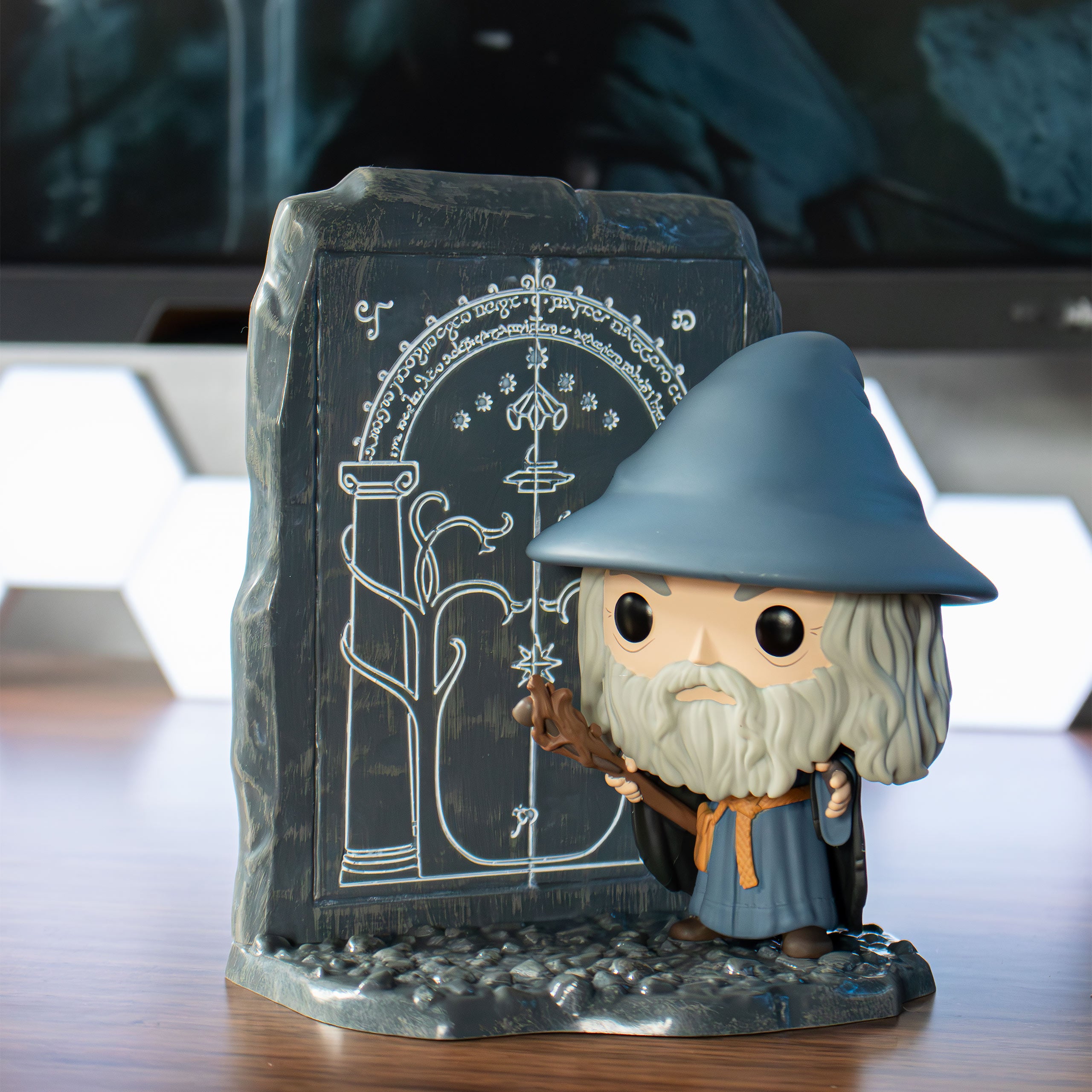 Immagine del prodotto Il Signore degli Anelli - Gandalf alle Porte di Moria Funko Pop Diorama